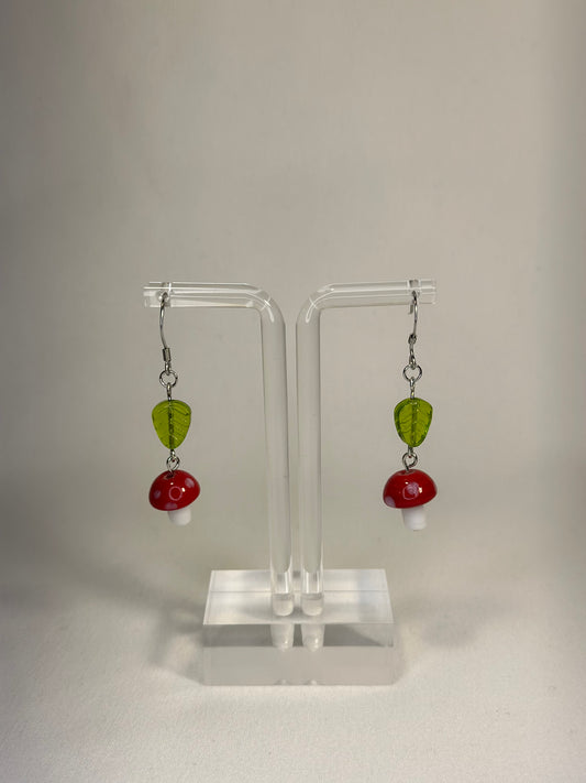 Mushroom Dangle Earrings