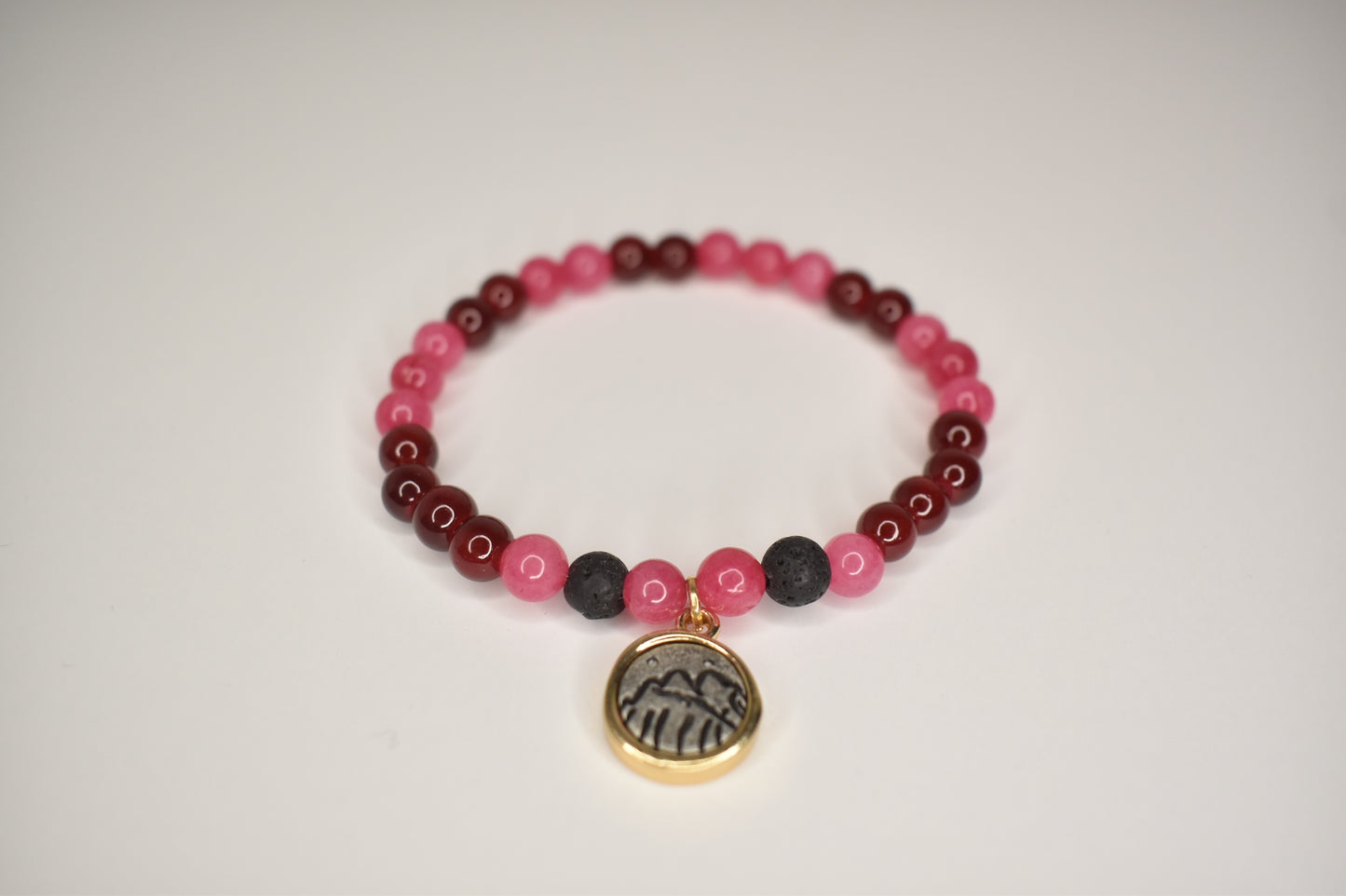 Pink Mountain Diffuser Bracelet